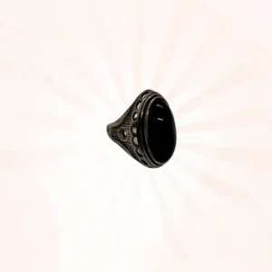Black agate Ring