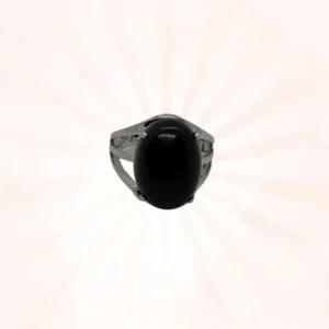 Black agate Ring